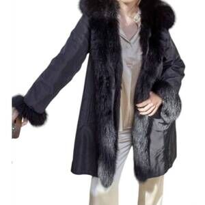 NEW DIOMI lisa reversible hooded jacket in black